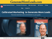 Tablet Screenshot of generatemoreleads.com